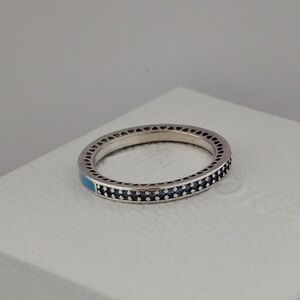 Pandora blue Ring band